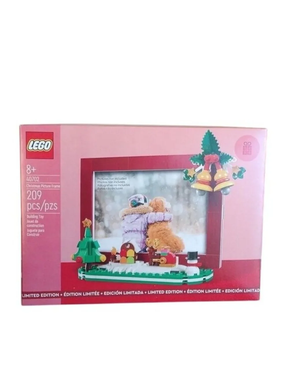Lego 40702 Christmas Picture Frame GWP Limited Edition 209 pieces